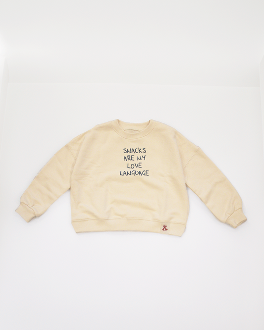 Love Language sweatshirt.